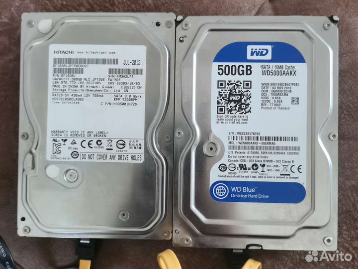 Два диска по 500 gb