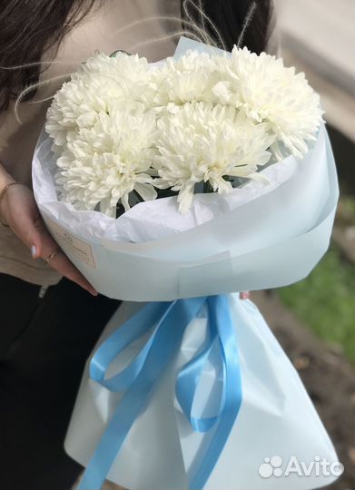 Букет из хризантем