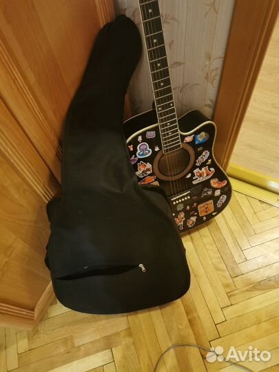 Гитара Deviser L-806-BK (+ чехол, медиаторы, капо)