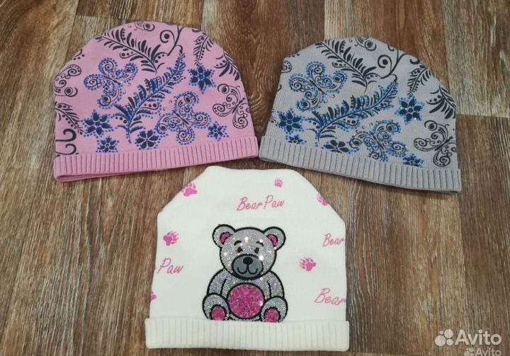 Шапка осень-зима, за 1шт