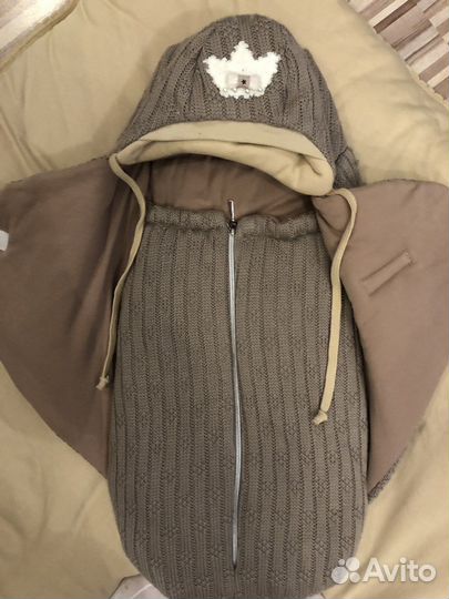 Конверт кокон на выписку