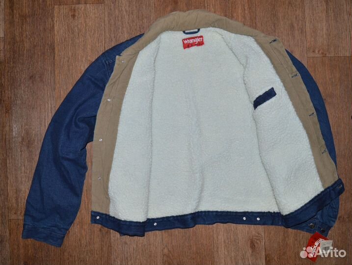 Куртка джинсовая Wrangler Hero Sherpa, на меху