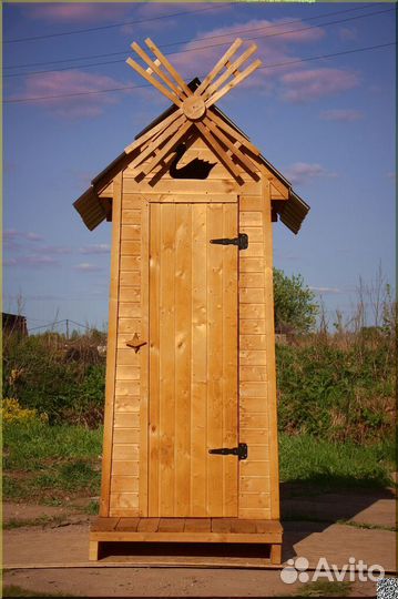Дачный туалет с установкой KEY673