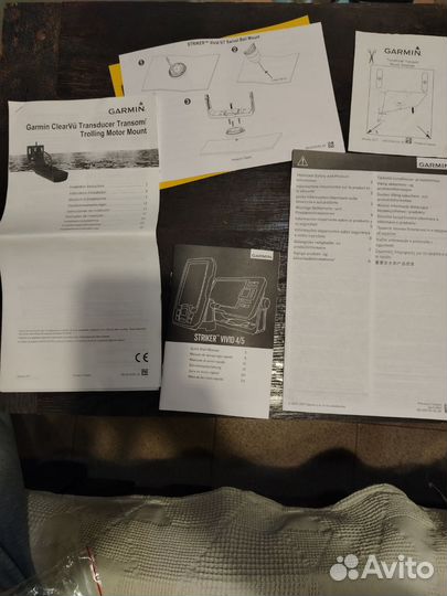 Эхолот garmin striker vivid 5cv с датчиком gt20 tm