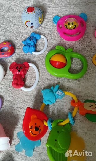 Игрушки погремушки пакетом