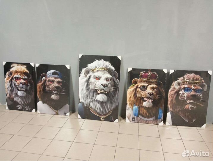 Картина лев