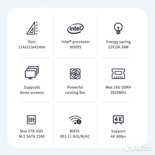 Мини пк Beelink U59