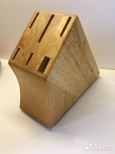 Подставка для ножей, массив