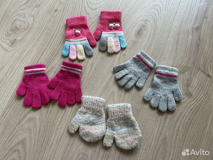 Перчатки варежки для девочки