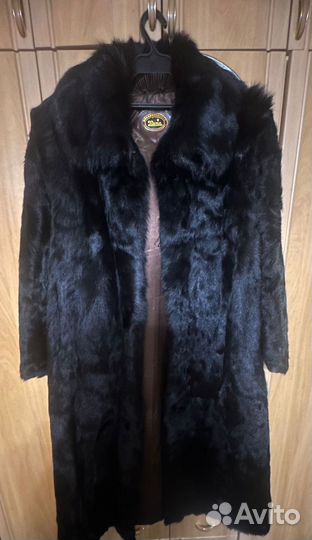 Шуба из меха козы