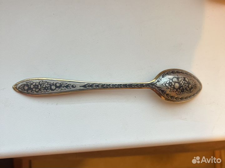 Чайные ложки Серебряные позолоченные СССР