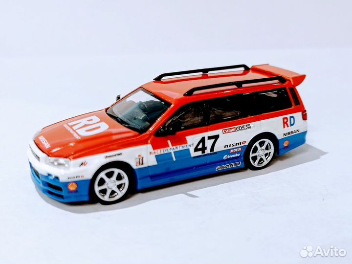 Модель Nissan Stegia R34 1:64 poprace xcartoys