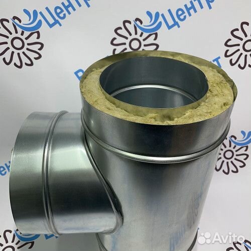 Тройник 90 150/210 оцинк. 0,5 / оцинк. 0,5 оцинковка