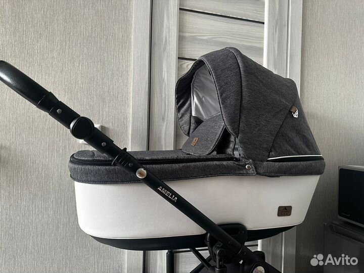 Коляска Adamex 3 в 1 Люкс как новая