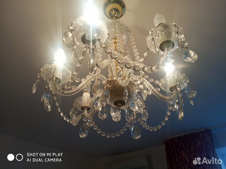Люстра хрустальная Чехия