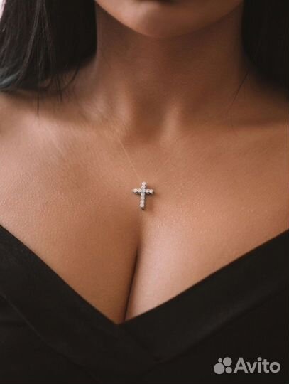 Крестик на леске Tiffany&Co