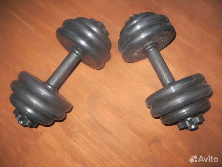 Гантели (2 по 14 кг )