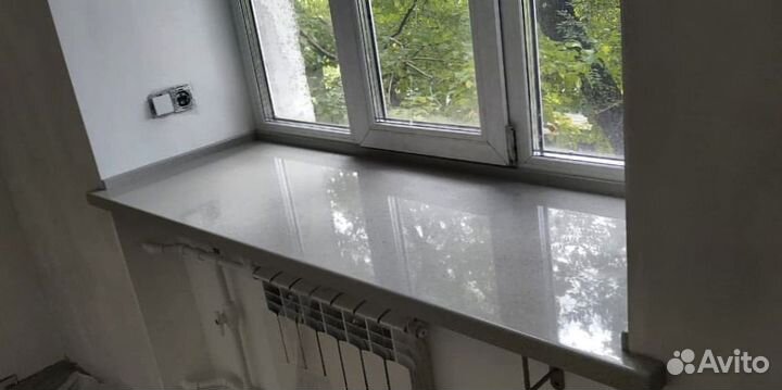 Подоконник из искусственного камня