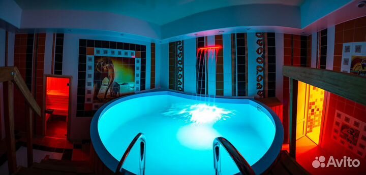 Сауна с бассейном
