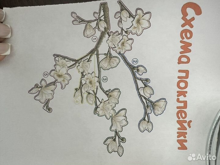 Большая интерьерная наклейка