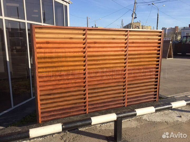 Забор жалюзи