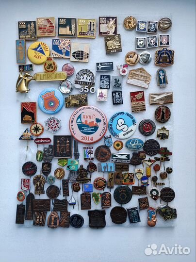 Значки кпсс, Прибалтика тяжёлые), иностран