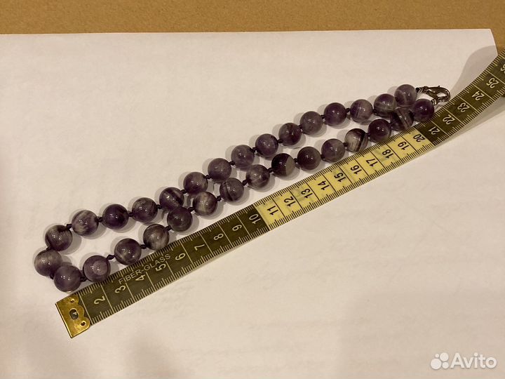 Бусы из натурального камня