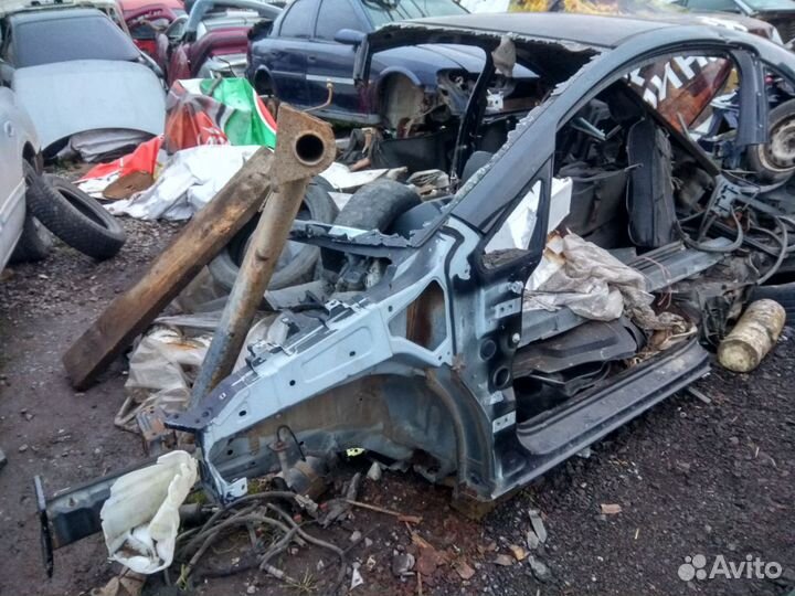 Лонжерон левый боковина Opel Corsa D