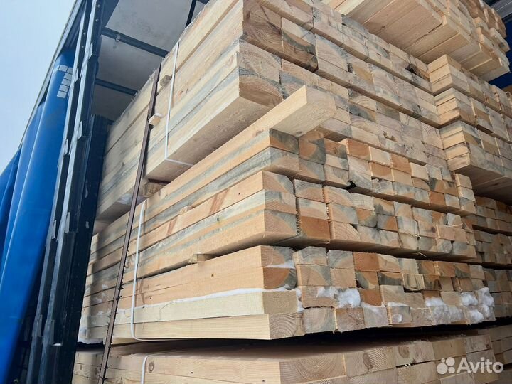 Доска обрезная 40х200х6000мм