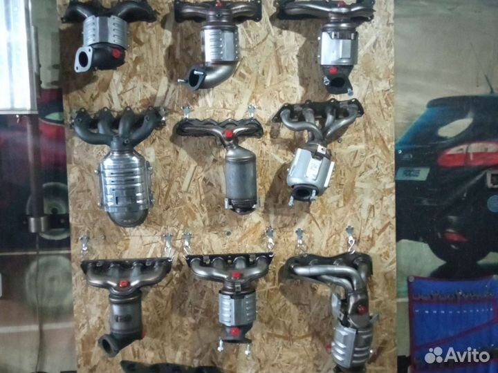 Катализатор керамика евро4, в сборе Санта-Фе 2.4