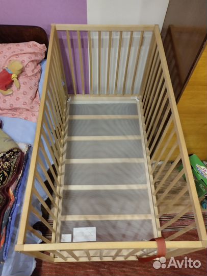 Детская кроватка ikea+матрас