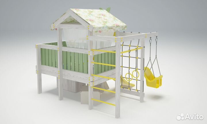 Комплекс для детей для дома Baby 6 оливковый