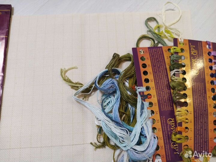 Остатки набора для вышивания