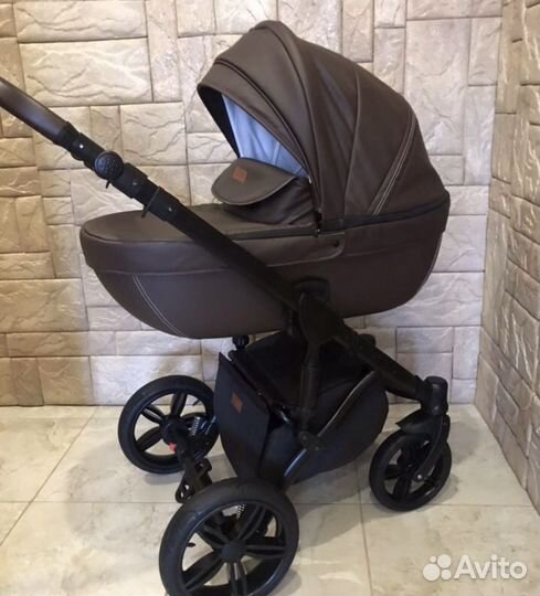Коляска verdi mocca 3/1 эко-кожа