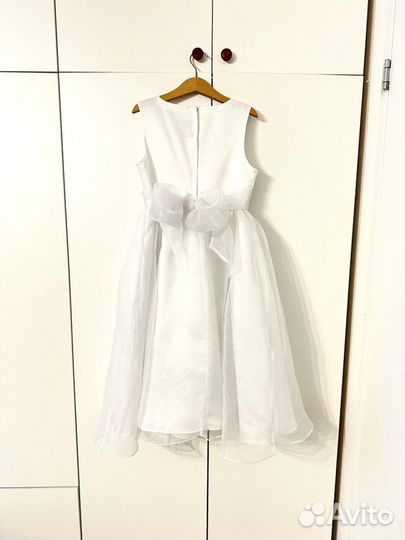 Платье и болеро белое для девочки 134 140