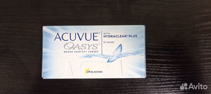Acuvue oasys with hydraclear plus - 1.00 8.4 (6шт)