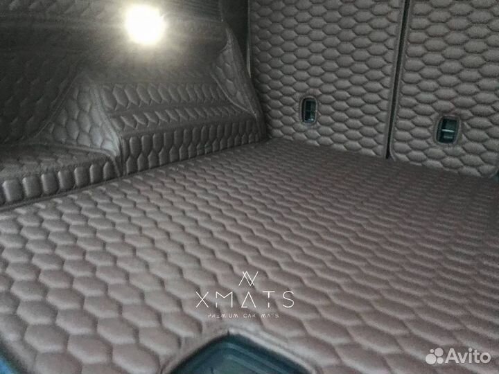 3D коврики из экокожи для Volkswagen Touareg 3