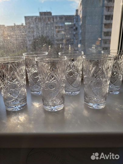 Хрустальные стаканы