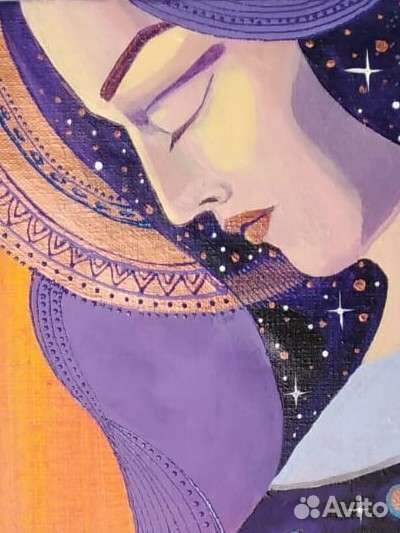 Картина акрилом на холсте