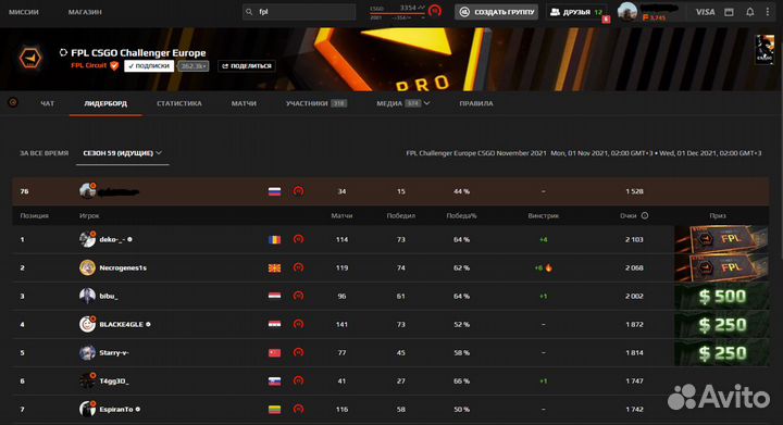 Тренер по CS:GO