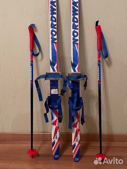 Лыжи беговые детские 120 см