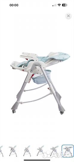 Стул для кормления Babyton Голубой