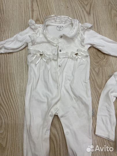 Вещи пакетом на девочку от 3 до 9 месяцев