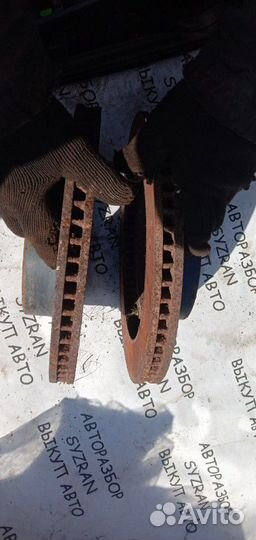 Тормозные диски передние Toyota Prado 120