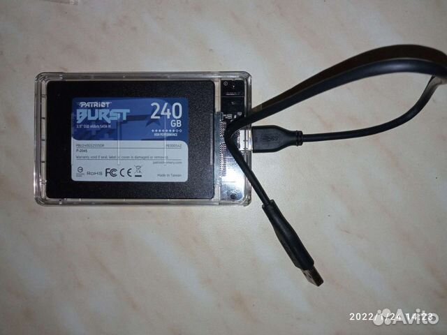 Внешний USB 3.0 SSD накопитель 240 Gb