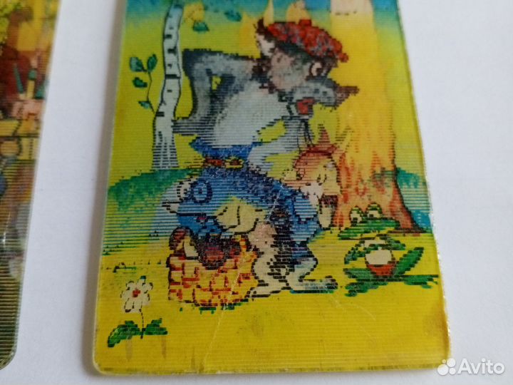 Календарики переливные СССР