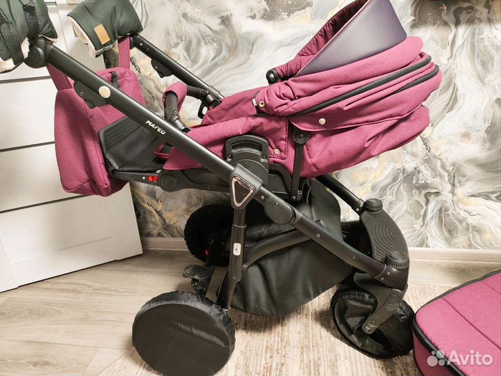 Коляска 2 в 1 adamex mateo