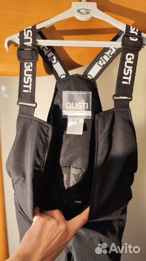 Брюки полукомбинезон gusti новый зимний