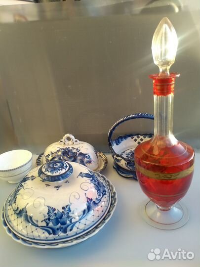 Гжель.Жостово, цветное стекло