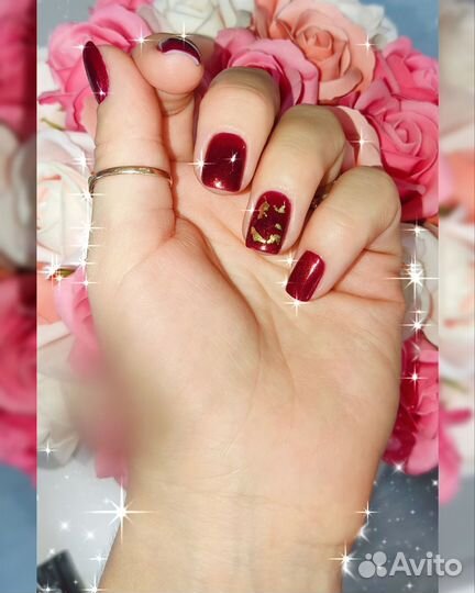 Маникюр с покрытием гель лак